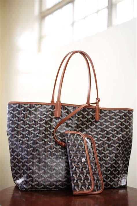 goyard black with tan trim|Goyard St. Louis Black with Tan Trim PM (NWT).